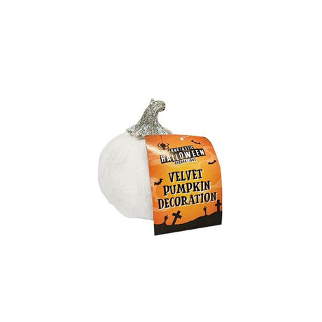 Halloween Velvet Pumpkin Decoration - EuroGiant