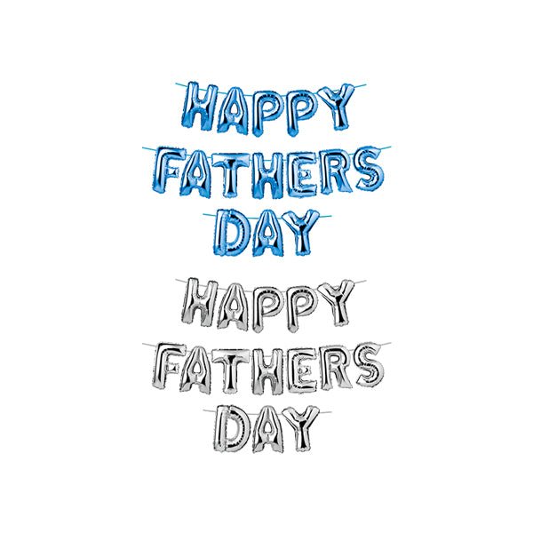 Happy Fathers Day Foil Balloon Banner - EuroGiant