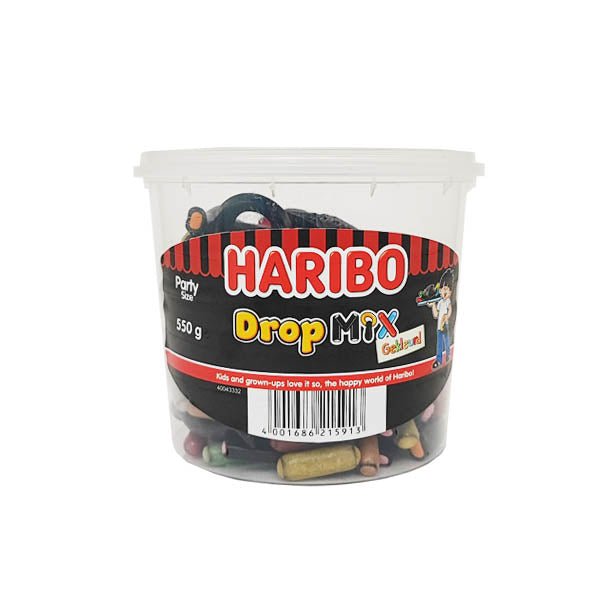 Haribo Drop Mix Tub 550g - EuroGiant