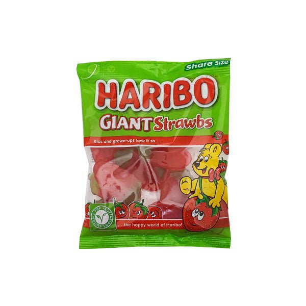 Haribo Giant Strawbs 160g - EuroGiant