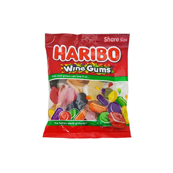 Haribo Wine Gums 160g - EuroGiant