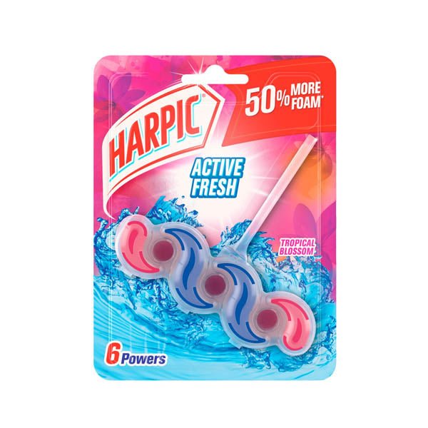 Harpic Active Fresh Tropical Blossom 35g - EuroGiant