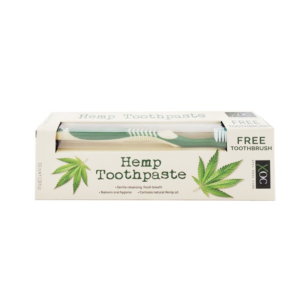 Hemp Toothpaste 100ml & Brush - EuroGiant