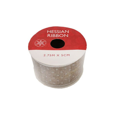 Hessian Ribbon 2.75X5CM - EuroGiant