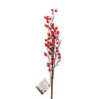 Holly & Ivy Red Berry Branch 70cm - EuroGiant