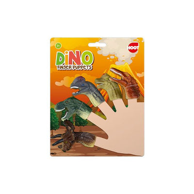 Hoot Dino Finger Puppets 5 Pack - EuroGiant