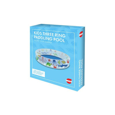 Hoot Kids Three Ring Paddling Pool 1.22x - EuroGiant