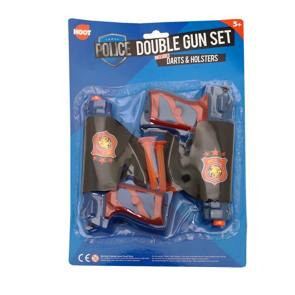 Hoot Police Double Gun Set & Holsters - EuroGiant