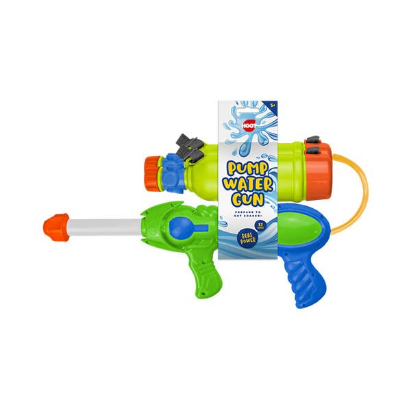 Hoot Pump Water Gun & 2 Refills - EuroGiant