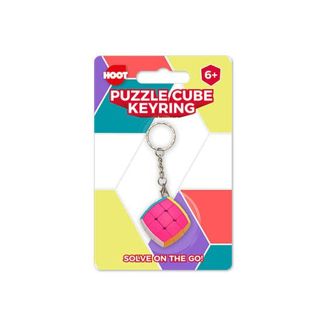 Hoot Puzzle Cube Keyring - EuroGiant