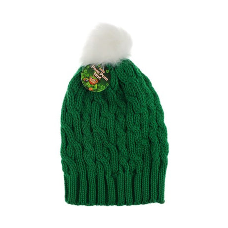 IRISH WOOL HAT WITH POM POM - EuroGiant