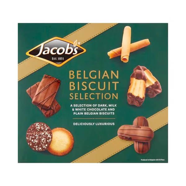 Jacobs Belgian Biscuit Selection Box 500 - EuroGiant
