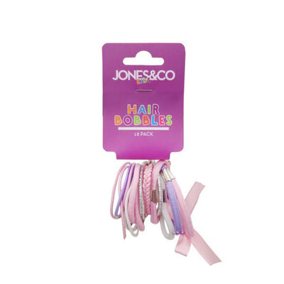 Jones & Co Hair Bobbles 18 Pack - EuroGiant