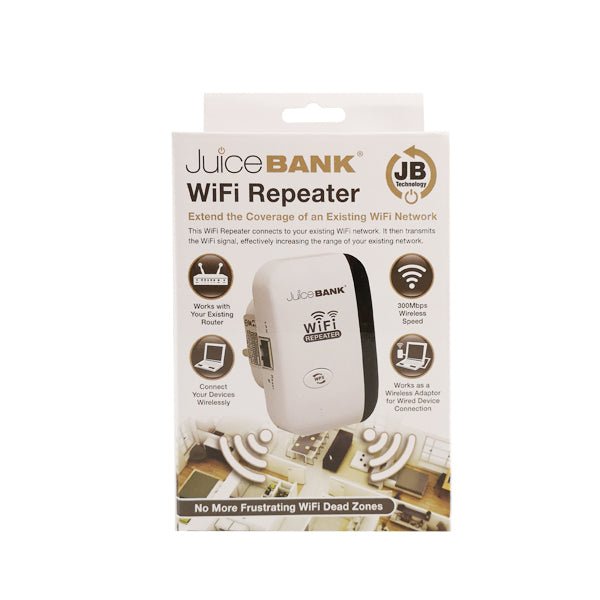 Juice Bank Wifi Repeater 300Mbps - EuroGiant