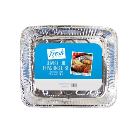 Jumbo Foil Roasting Dish 400x330x53mm - EuroGiant