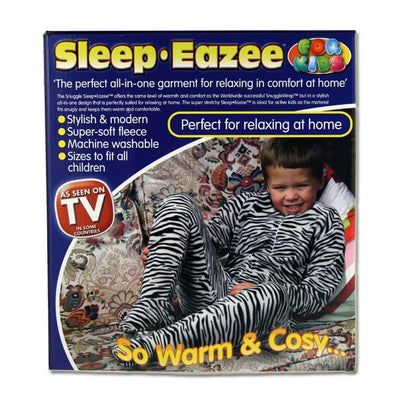 Kids Sleep Eazee Jumpsuit Zebra animal print - EuroGiant