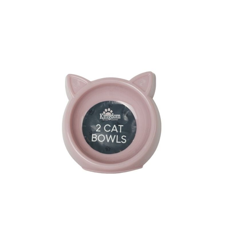 Kingdom Cat Bowls 2 Pk - EuroGiant