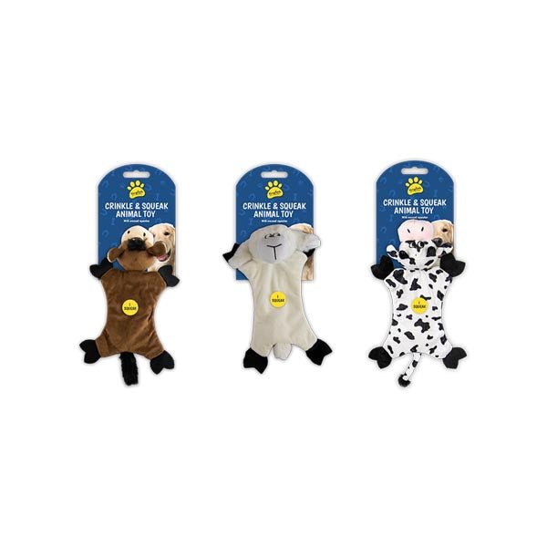 Kingdom Crinkle & Squeak Animal Toy - EuroGiant