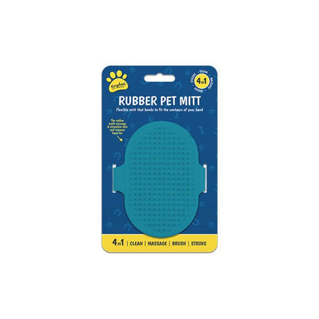 Kingdom Rubber Pet Mitt 4 In 1 - EuroGiant