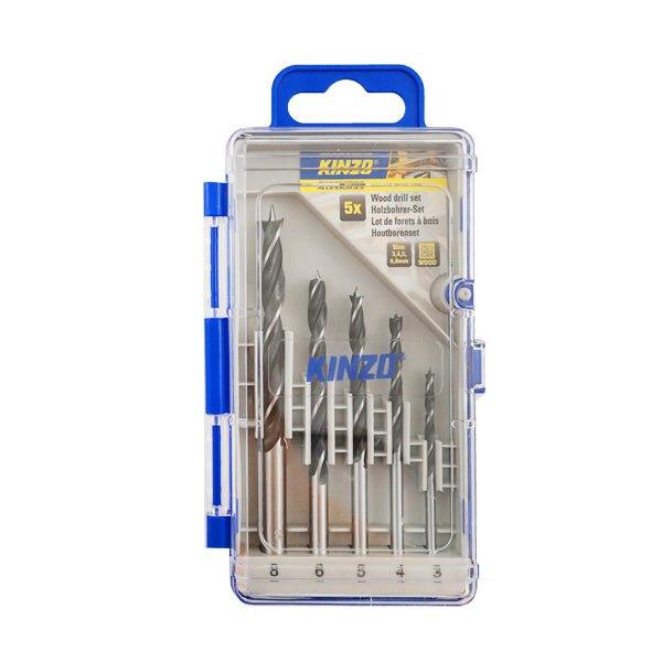 Kinzo Wood Drill Bit Set 5 Piece - EuroGiant