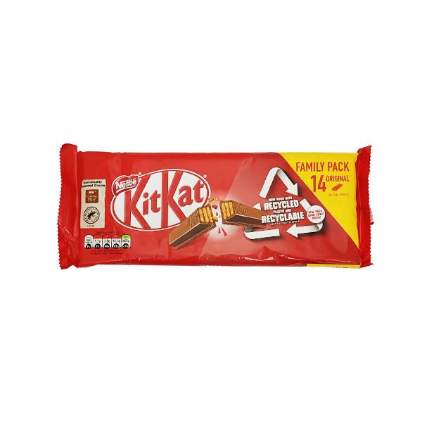 Kit Kat Family Pack 2 Finger 14PK - EuroGiant