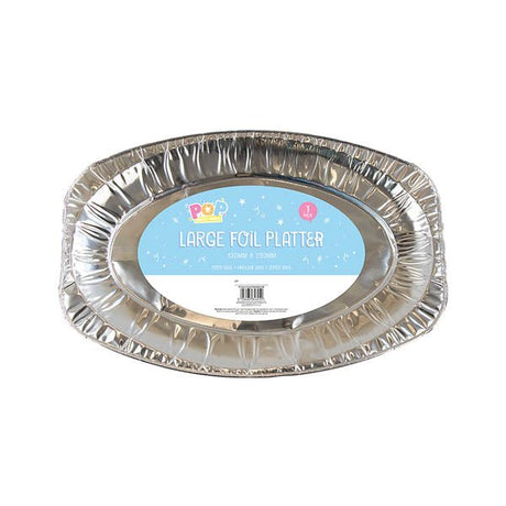 Large Foil Platter 430x290mm Single Pack - EuroGiant