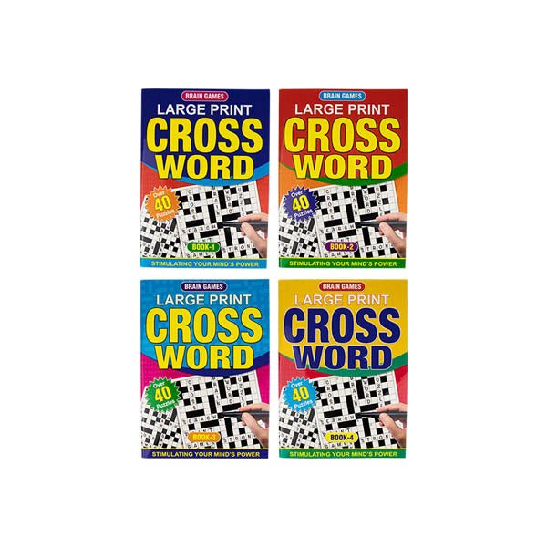 Large Print Cross Word Book - EuroGiant