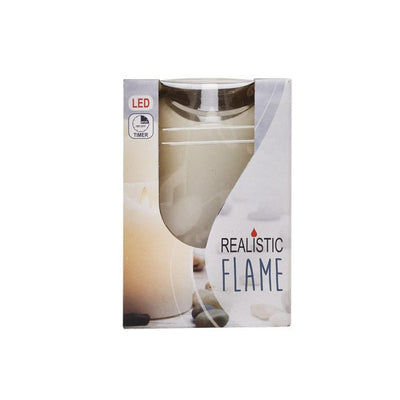 LED Candle Realistic Flame Ivory - EuroGiant