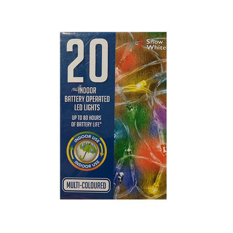 Led Light Chain 20 Multi Colour B/o - EuroGiant