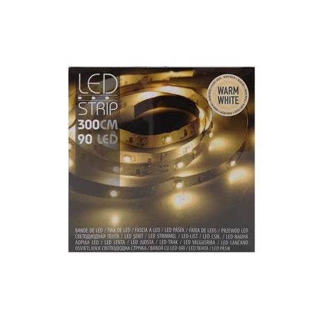 Led Strip 3 Metre 90LED Warm White - EuroGiant