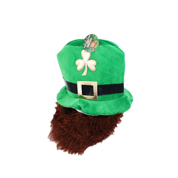 Leprechaun Hat With Beard - EuroGiant