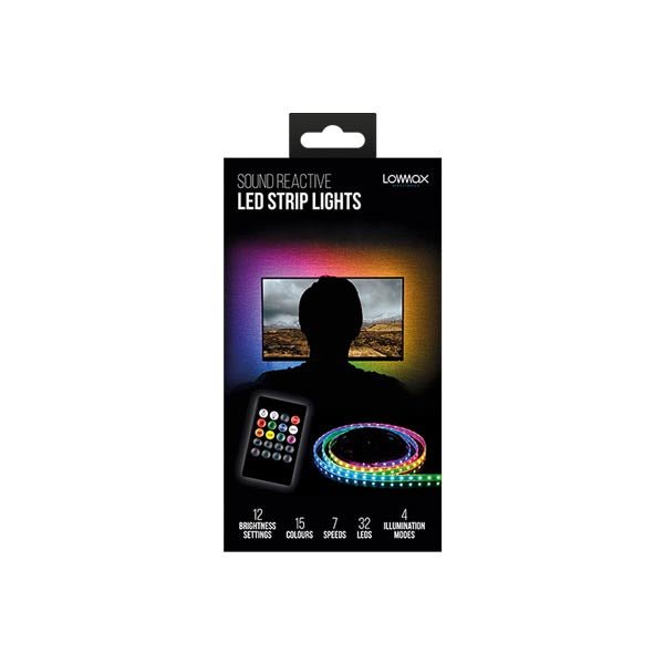 Lowmax Sound Reactive Led Strip Lights - EuroGiant