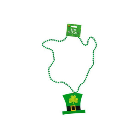 Lucky Land Hat Pendant Bead Necklace - EuroGiant