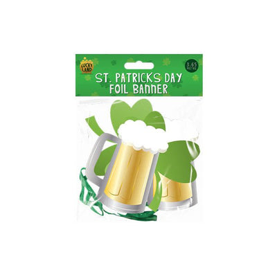Lucky Land St Pats. Day Foil Banner 3.65 - EuroGiant