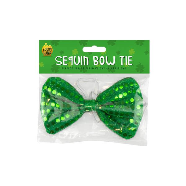 Lucky Land St Pats. Sequin Bow Tie - EuroGiant