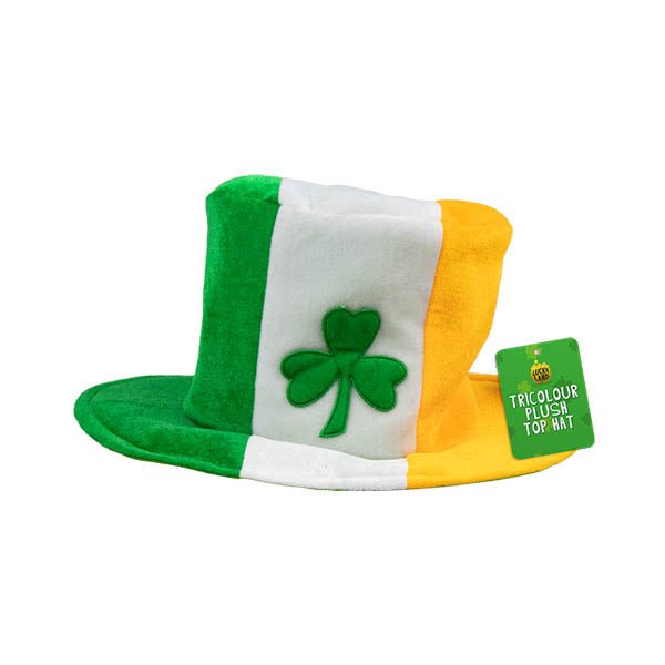 Lucky Land Tricolour Plush Top Hat - EuroGiant