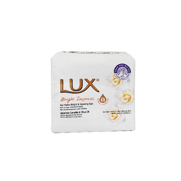 Lux Soap Bar 80g Bright Impress 3 Pack - EuroGiant