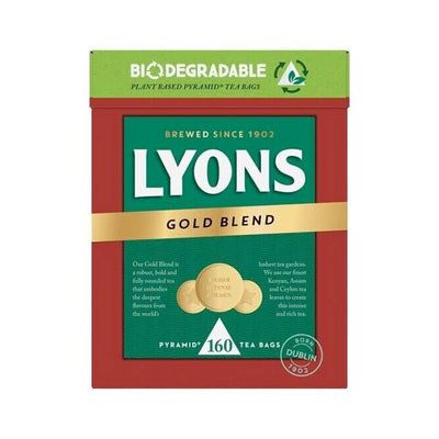 Lyons Gold Blend Tea Bags 160 Pack - EuroGiant