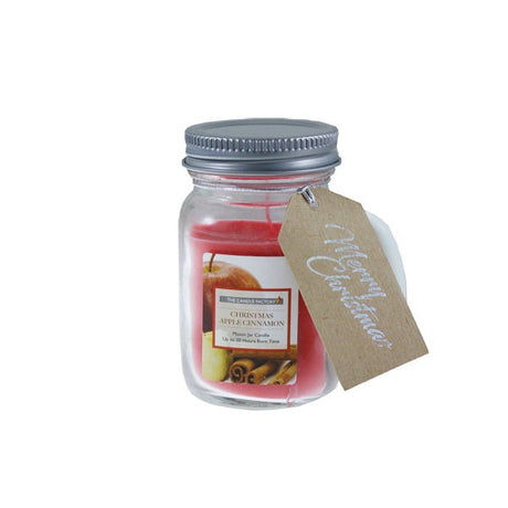 Mason Jar Candle Xmas Fragranced - EuroGiant