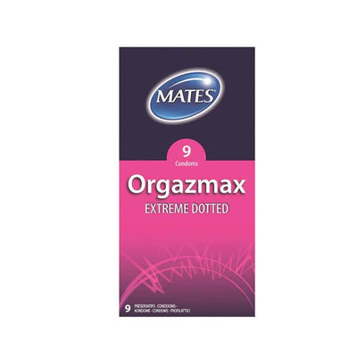 Mates Condoms Orgazmax 9 Pack - EuroGiant