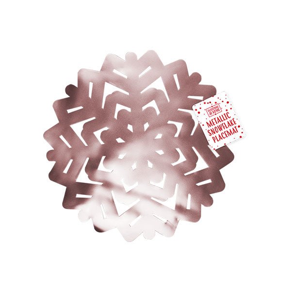 Metallic Snowflake Placemat - EuroGiant