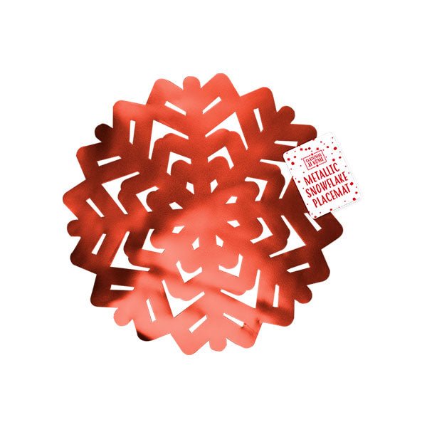 Metallic Snowflake Placemat - EuroGiant