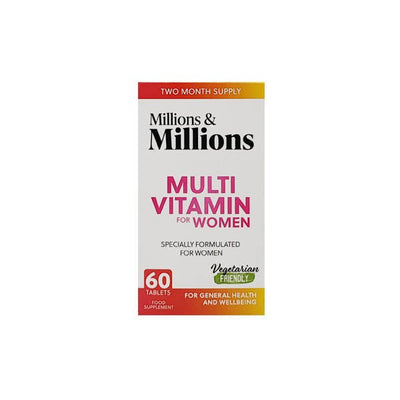 Millions Multi Vitamin For Women 60 Tabl - EuroGiant