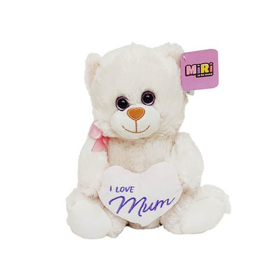Miri Mothers Day Bear With Heart 28cm - EuroGiant