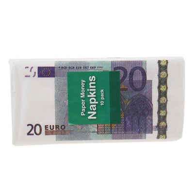 Money Design Napkins - EuroGiant