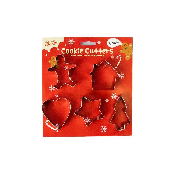 Mrs Claus Cookie Cutters 5 Pack - EuroGiant