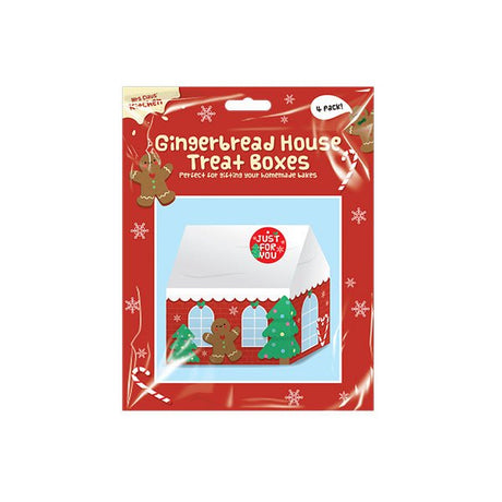 Mrs Claus Gingerbread House Boxes 4 Pk - EuroGiant