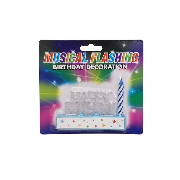 Musical Flashing Birthday Decoration - EuroGiant