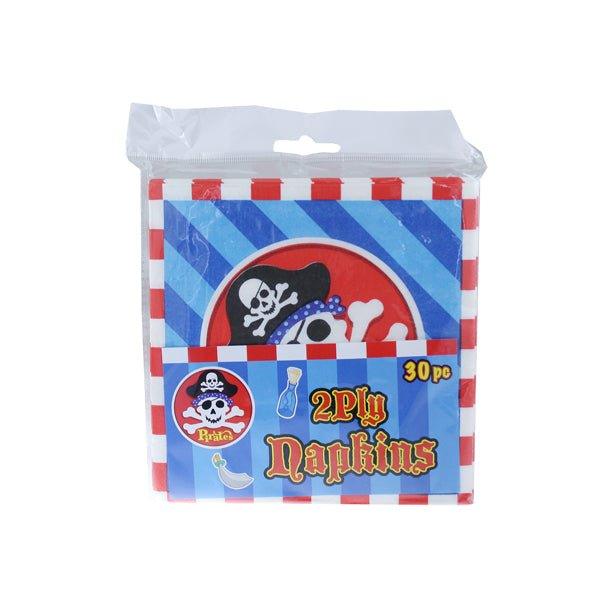 Napkins 30 Pk Pirate - EuroGiant