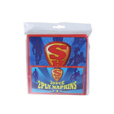 Napkins 30 Pk Super Hero - EuroGiant
